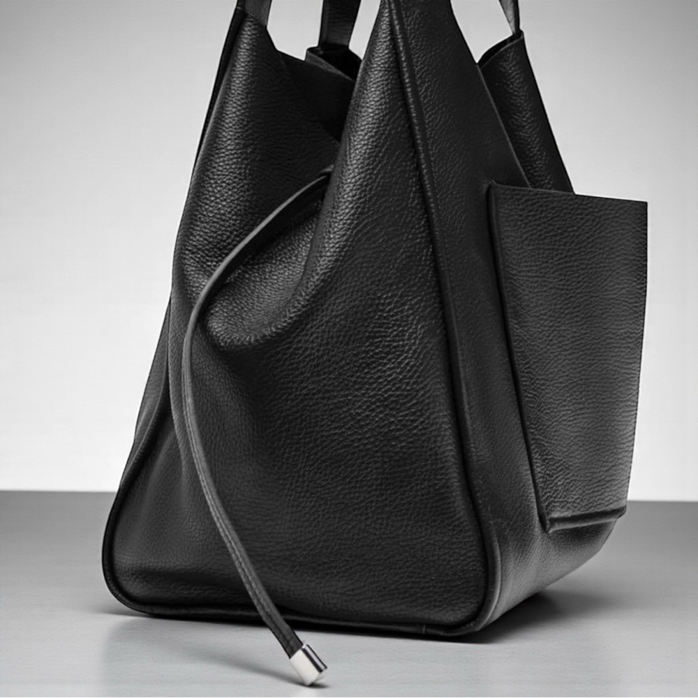 Zara Black Tote Bag - Picture 3 of 10